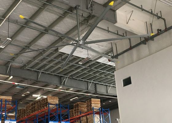 좋은 가격 알루미늄 1.5kw 모터 큰 패들 거대한 천장 팬 380AC 창고용 온라인으로