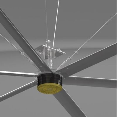 좋은 가격 창고와 공장을 위한 16 피트 58rpm 피음스엠 초대형 HVLS 인더스트리얼 천정 선풍기들 온라인으로