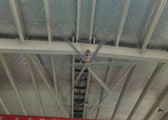 좋은 가격 1.5kW PMSM 모터 Al Mg 합금 거대 천장 팬 380AC 실내 스포츠 공간 온라인으로