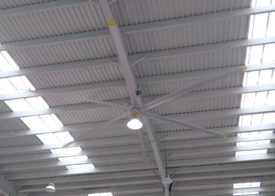 좋은 가격 알루미늄 마그네슘 합금 블레이드 HVLS 천장 팬 1.5kw 브러시리스 영구 자석 AC 온라인으로