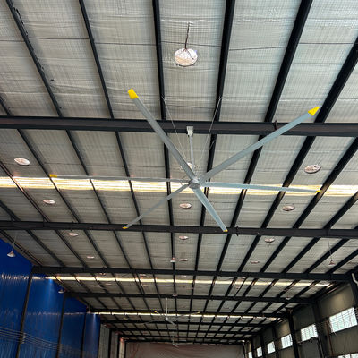 좋은 가격 8FT-24FT 대기 냉각 및 환기 기능을 위한 대형 산업용 HVLS 천장 팬 온라인으로
