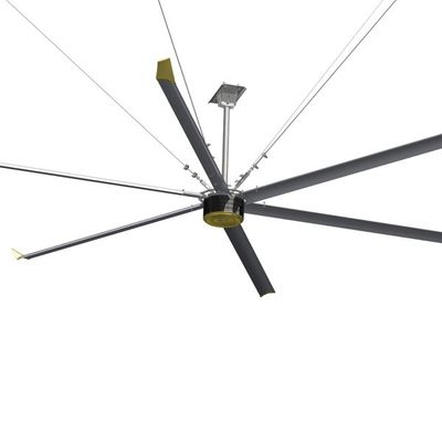 좋은 가격 16ft PMSM HVLS 대용량 창고에서 공기 순환 및 환기를위한 천장 팬 온라인으로