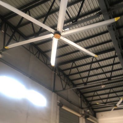 좋은 가격 5.0m 16FT HVLS 천장 산업 환기기 공기 냉각용 0.75KW PMSM 모터 포함 온라인으로