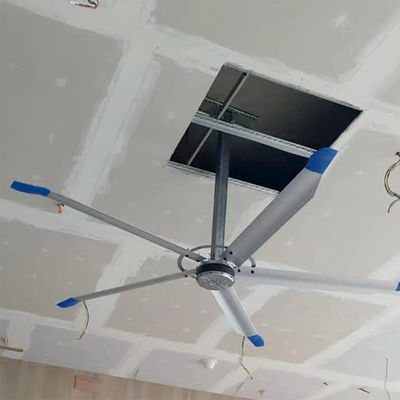 좋은 가격 식품 상점 및 제조 공장용 다재다능한 2.4m 8FT 브러시리스 HVLS 천장 팬 온라인으로