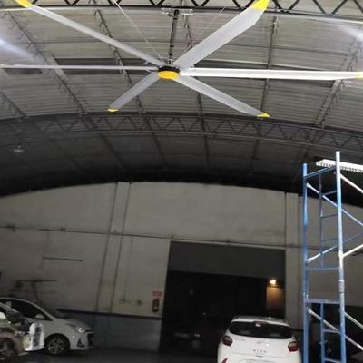 좋은 가격 에너지 절약 5.0m 16FT HVLS 천장 팬 무료 유지 보수 및 향상 된 환기를 위해 온라인으로