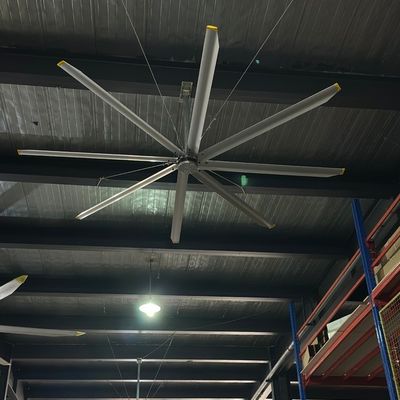 좋은 가격 고용량 공기 냉각 3.6m 12FT 산업용 대형 HVLS 천장 팬 8 블레이드 온라인으로