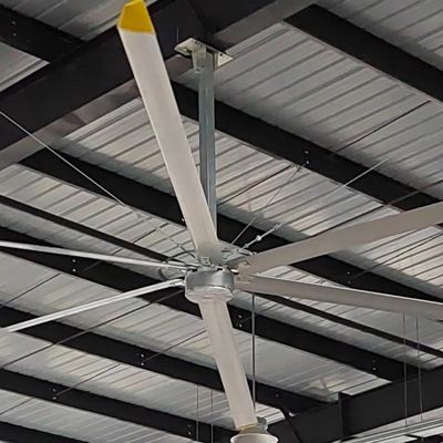 좋은 가격 1.5kW PMSM 모터 산업 천장 팬 창고 환기와 공기 냉각 온라인으로