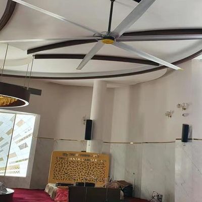 좋은 가격 6.1M/20FT 환기 팬 동기 영구 자석 모터 HVLS 대형 산업 천장 팬 온라인으로