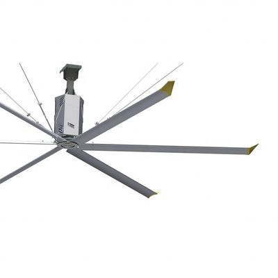 좋은 가격 24FT 기어박스 모터 HVLS 천장 팬 레스토랑 및 산업 공간에서 냉각 온라인으로