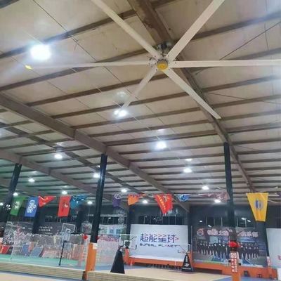 좋은 가격 DX-7.3 24FT 대형 HVls 운동장 센터용 산업 천장 팬 직경 7.3 미터 온라인으로