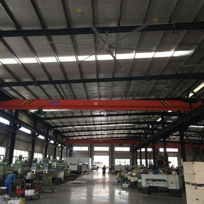 좋은 가격 7.3 미터 HVLS 거대 산업 천장 팬 높이 및 큰 공간에 대한 환기 온라인으로