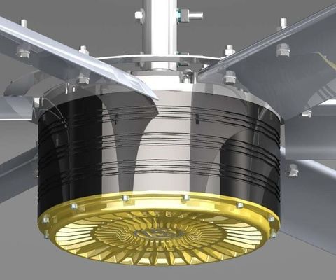 좋은 가격 24FT 환기 냉각 추가 대형 HVLS 팬 온라인으로