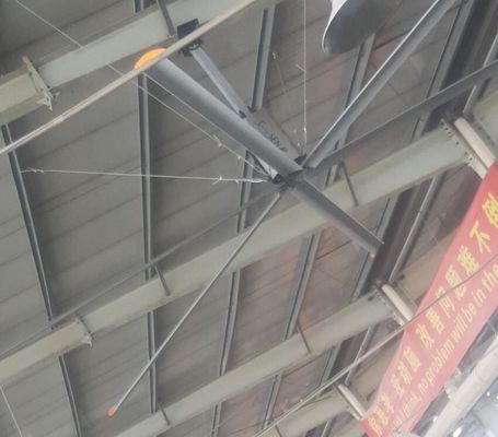 좋은 가격 산업용 저속 스톨 장착 HVLS 팬 온라인으로