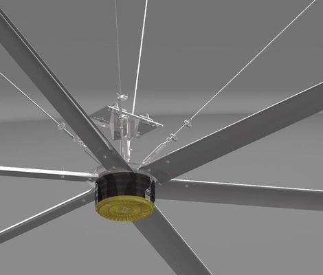 좋은 가격 24 피트 슈퍼 대형 전기 HVLS 천장 팬 주거용 온라인으로