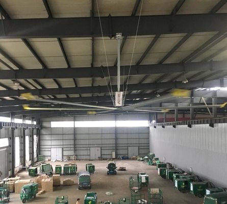 좋은 가격 워크샵 냉각 환기 0.6KW 14FT 5 블레이드 HVLS 팬 온라인으로