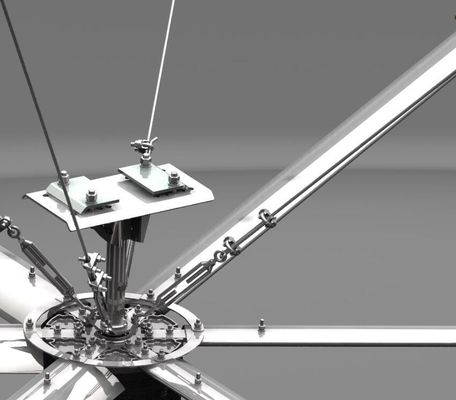 좋은 가격 7.3m 50RPM 알루미늄 블레이드 천장 팬 작업실 환기를 위해 온라인으로
