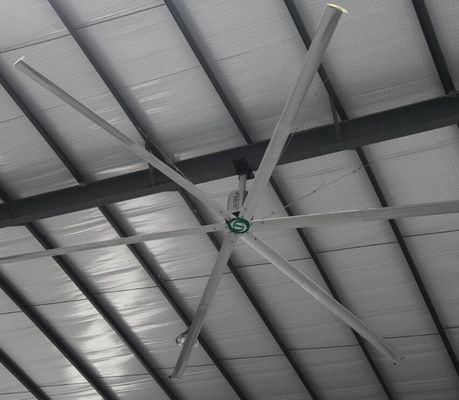 좋은 가격 공기 냉각 지붕 천장 거대한 24 피트 HVLS 산업 팬 온라인으로